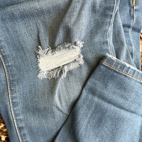 5/$20 Sonoma curvy skinny jeans, size 10. Distressing on thigh and knee. - Picture 3 of 4